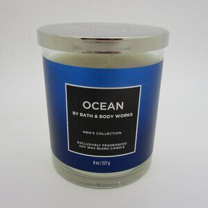 Bath & Body Works OCEAN Single Wick Scented Jar Candle 8 oz